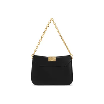 CHARLES&KEITH Polyurethane Shoulder Bag Women's Black/Brick/White