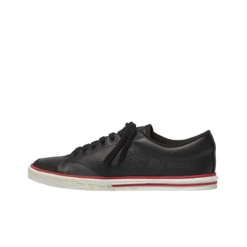 Balenciaga Triple S Stylish Skateboarding Shoes Women's Black Vintage Version