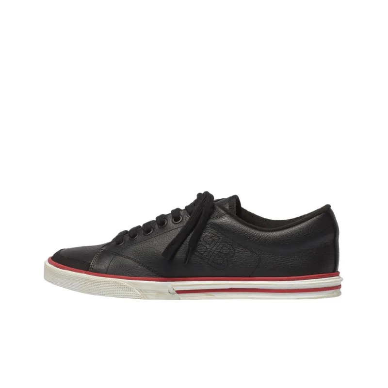 Balenciaga Triple S Stylish Skateboarding Shoes Women's Black Vintage Version-0