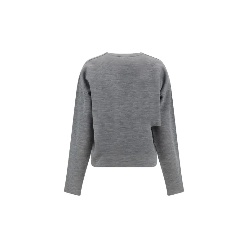 FENDI Long Sleeved Crewneck Pullover-1