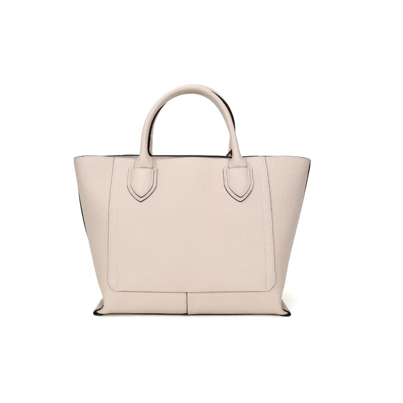 LONGCHAMP Grained Large Cow Leather Portable Crossbody Bag Shoulder Bag Medium Size Women's Pink White-2