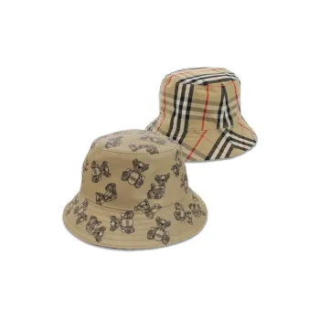 Burberry Bucket Hats Kids Light Umber