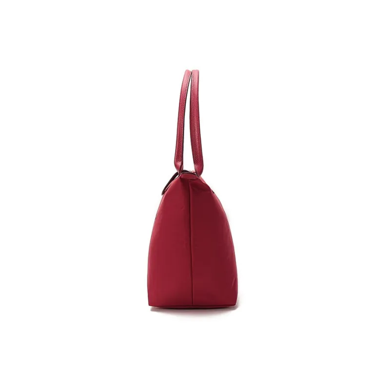 LONGCHAMP Le Pliage Club Fabric Shopping Bag Dumpling Bag Shoulder Bags Women's Red-3