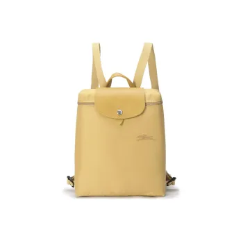 LONGCHAMP Canvas Backpack Regular Women's Yellow