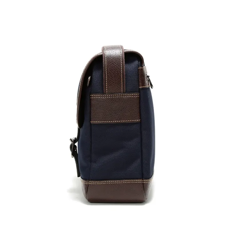 LONGCHAMP Boxford Leather, Textile Briefcase, Laptop Bag, Hobo Bag, Crossbody Bag, Shoulder Bag Men's Blue-2