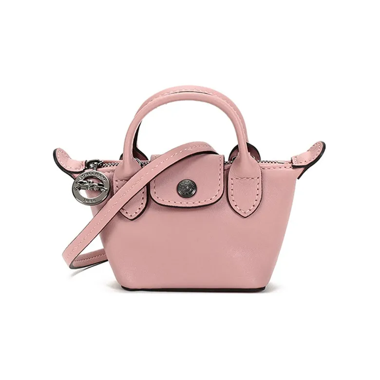 LONGCHAMP Sheepskin Handbag Mini Women's Antique Pink-0