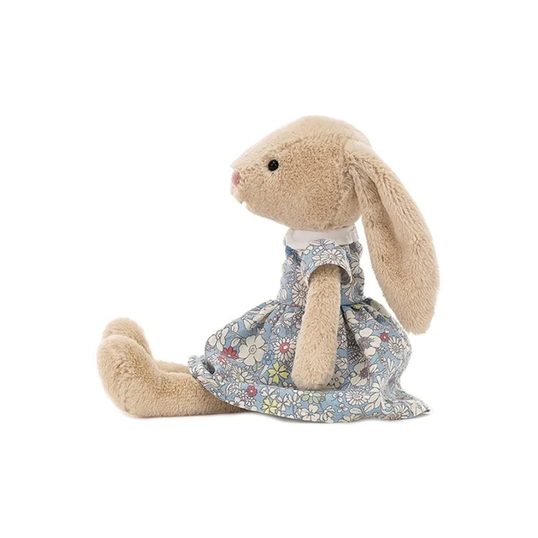 JELLYCAT Bunny Collection Floral Gown Lotti Dolls Plush Doll 27cm Height-1