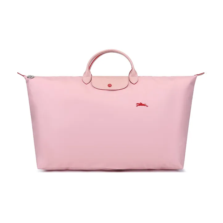LONGCHAMP Le Pliage Club Canvas Dumpling Bag Portable Travel Bag 55L Women's Rose-0