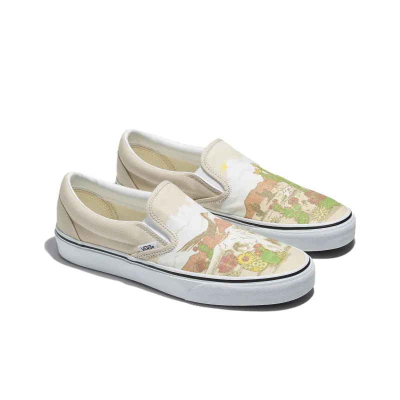Vans Classic Slip On Desert Vibes Shoe 'Oatmea'-2