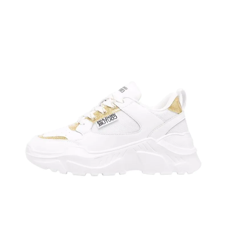 VERSACE JEANS Couture Low Top Sports Casual Shoes Women's White-0