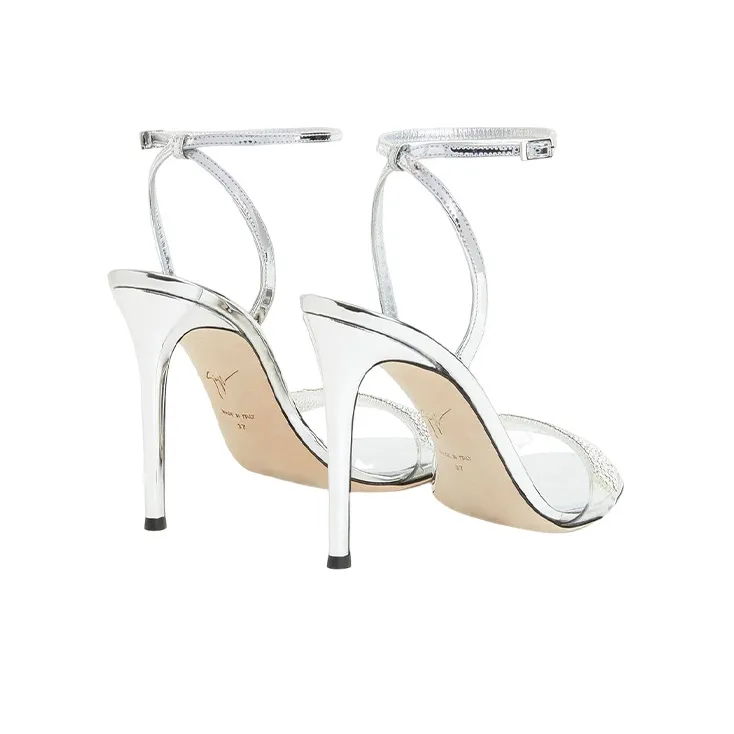 Giuseppe Zanotti/GZ Strap Sandals Women's Silver-4