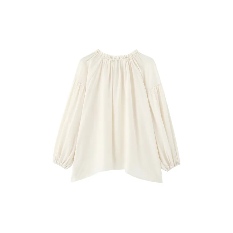 ZHOUMIAO Shirts Women's Apricot+Camisole-1