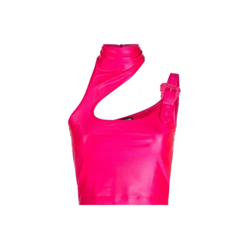 VERSACE JEANS COUTURE Tank Tops Women's Fuchsia