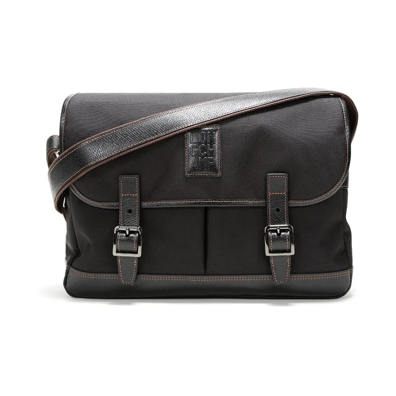 LONGCHAMP Le PliageBoxford Fabric Crossbody Bag, Shoulder Bag Men's Black-0