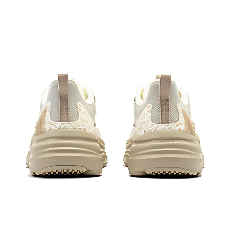 361° Lingmou SE Cushioning, Slip Resistant, And Abrasion Resistant Low Top Sports Casual Shoes Women's White Umber-2