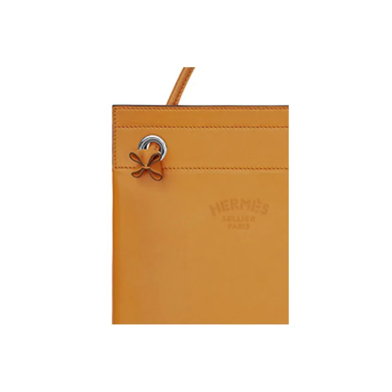 HERMES Aline Milo Lambskin And Swift Calfskin Crossbody Bag Mini Women's Sesame-1