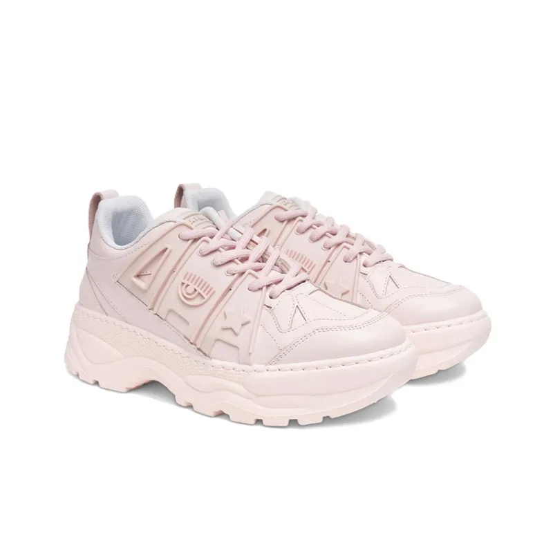CHIARA FERRAGNI Wear-Resistant Low-Top Casual Shoes Women's Pink-2
