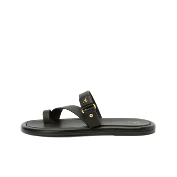 Giuseppe Zanotti Single Toe Leather Slides