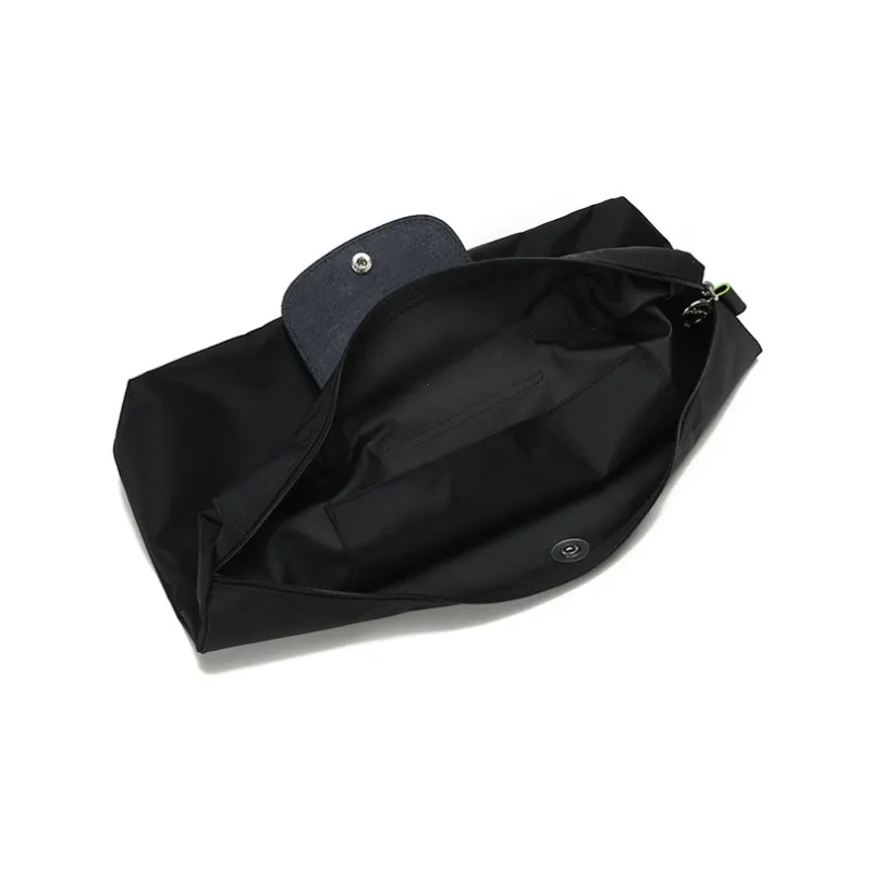 LONGCHAMP Le Pliage Green Canvas Handbag, Laptop Bag, Briefcase Women's Black-5