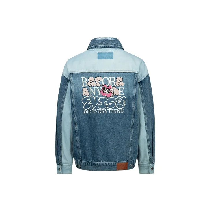 EVISU Denim Jackets Women's Denim Blue-1