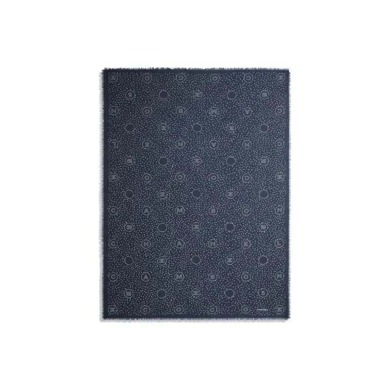 CHANEL Shawls Women's Marine Blue-1