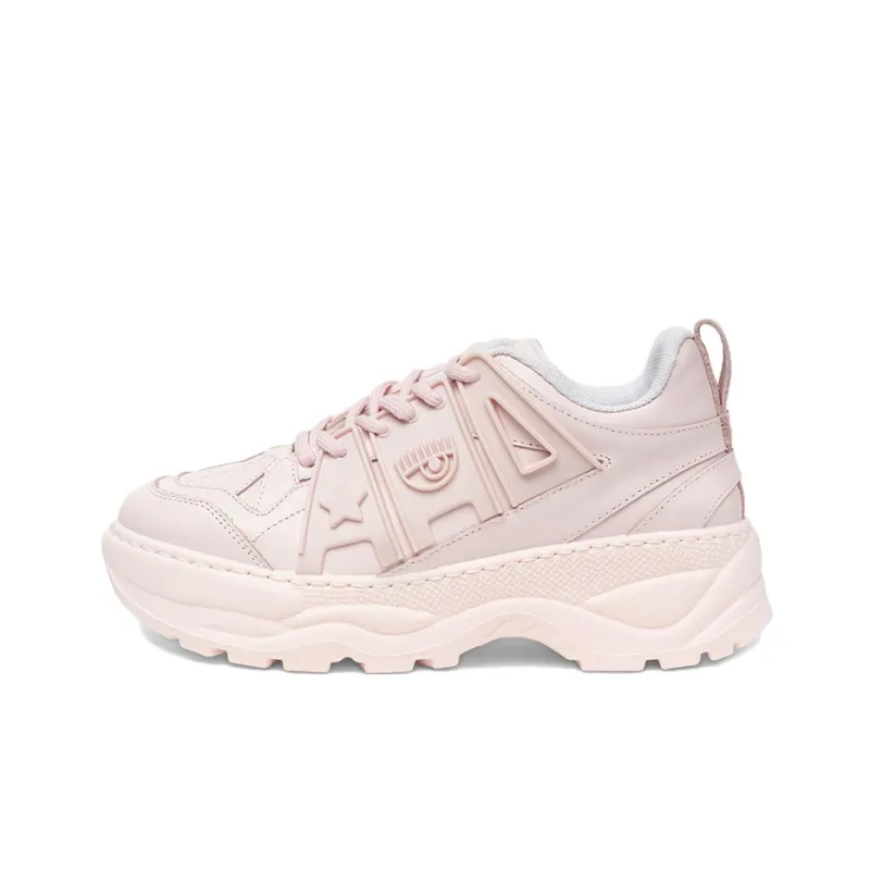 CHIARA FERRAGNI Wear-Resistant Low-Top Casual Shoes Women's Pink-0