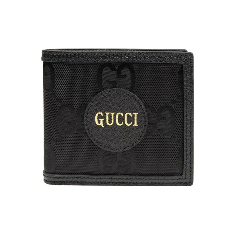 GUCCI Canvas Wallet Regular Men's Black-0
