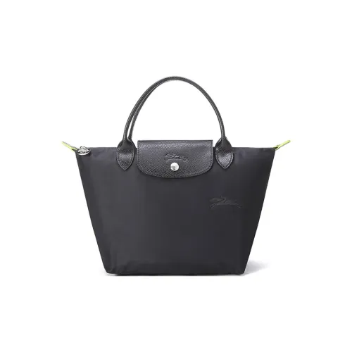 LONGCHAMP Wmns Le Pliage Green Handbag Small Black Female