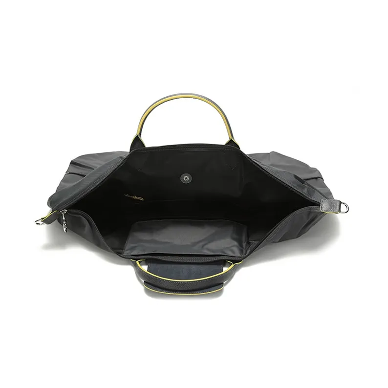 LONGCHAMP Le Pliage Fabric Travel Bag Handbag Shoulder Bag Unisex Metal Gray-5