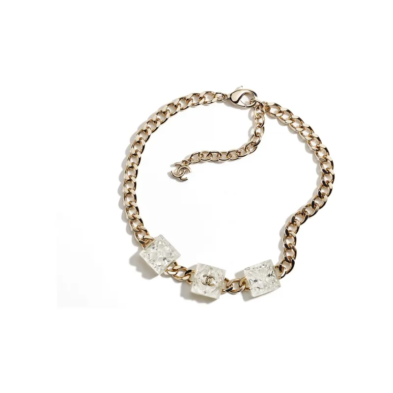 CHANEL Necklaces Women's Gold-0