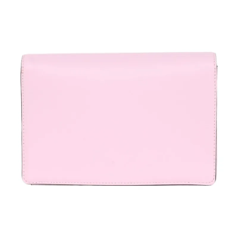 LOVE MOSCHINO Leather Shoulder Bag Crossbody Bag Small Size Women's Pink-3