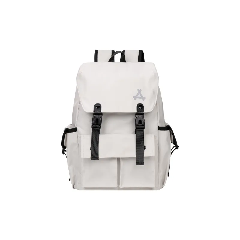 KONADCT Oxford Backpack Large Size Unisex Black Gray-4