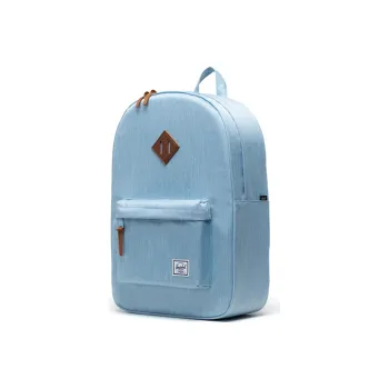 Herschel Polyester Travel Bags Laptop Bags Backpack Large Size Unisex Light Blue Denim