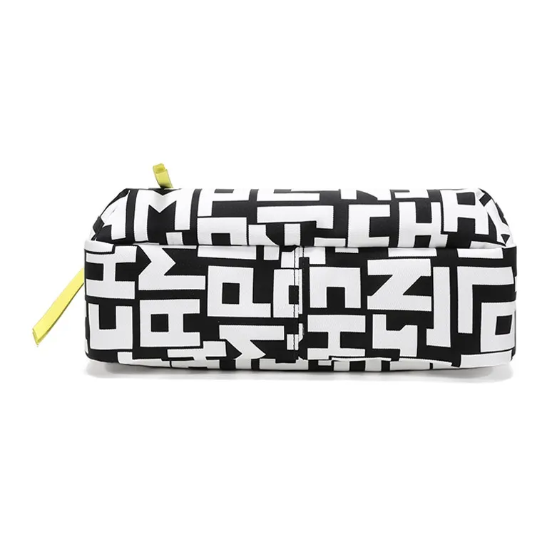 LONGCHAMP Le Pliage Fabric Crossbody Bag Shoulder Bag Women's Black & White-4