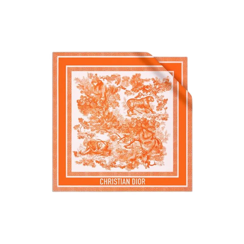 DIOR Silk Scarves Women's Orange-0