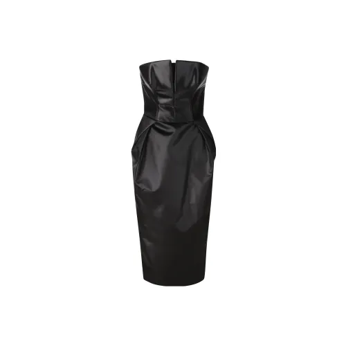 Maison Margiela Sleeveless Dresses Women's Black