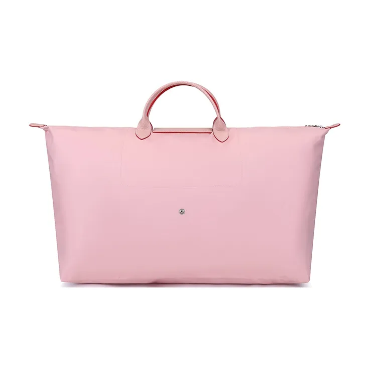 LONGCHAMP Le Pliage Club Canvas Dumpling Bag Portable Travel Bag 55L Women's Rose-3