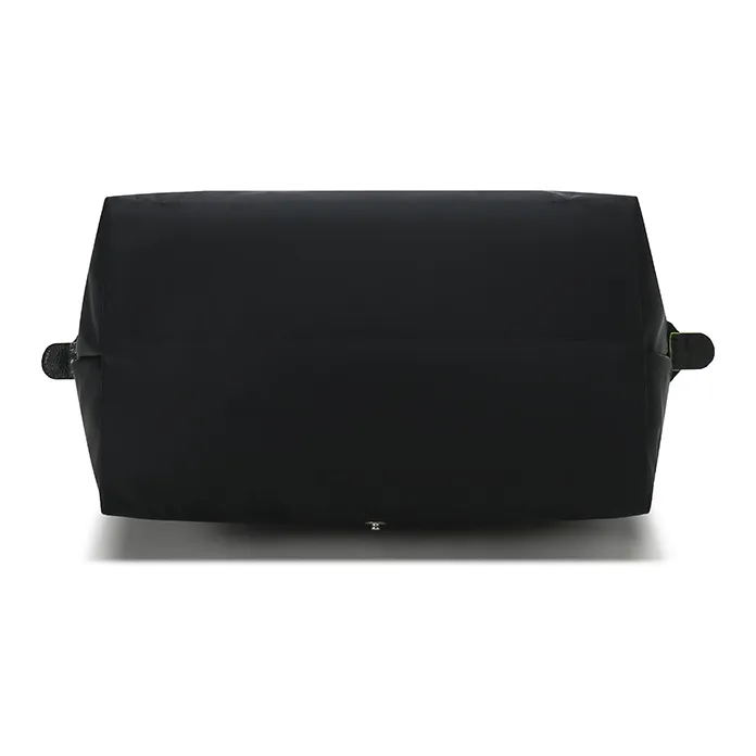 LONGCHAMP Le Pliage Green Eco Friendly Canvas With Leather Trim Dumpling Bag Handbag, Shoulder Bag Unisex Black-4