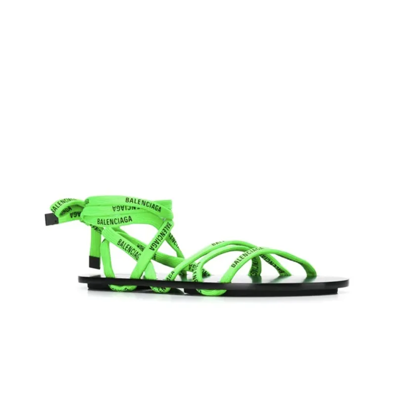 Balenciaga Strap Sandals Women's Green-1