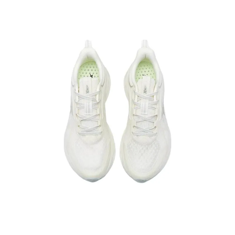 XTEP Shock Absorption Spinning 10.0 Anti Slip And Wear Resistant Breathable Low Top Running Shoes Men's White-3