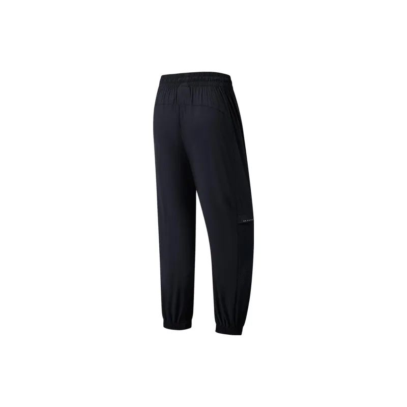 LINING Fitness Series Knitted Sweatpants Women's Black-1