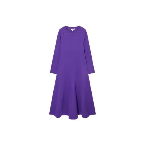 COS Long-Sleeved Dresses Women's Purple Lilac