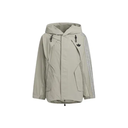 Hamcus Adidas Originals X HAMCUS Jackets Unisex Eggstone Silver Gray