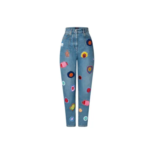 Yayoi Kusama LOUIS VUITTON X Yayoi Kusama Jeans Women's Blue