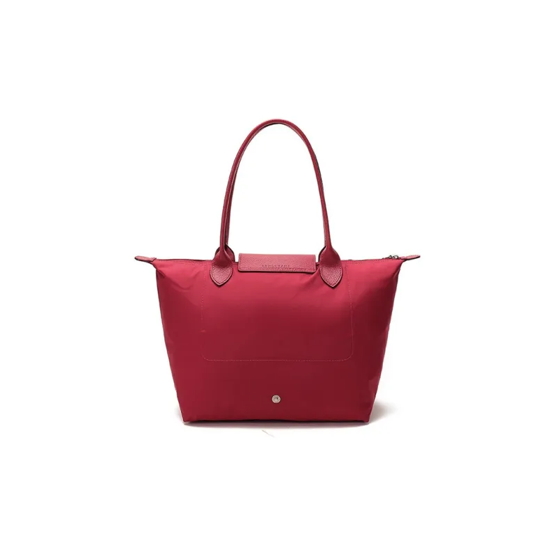 LONGCHAMP Le Pliage Club Fabric Shopping Bag Dumpling Bag Shoulder Bags Women's Red-2