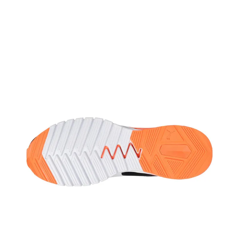 PUMA Ignite Stride Cushioning Anti-Slip And Wear-Resistant Low-Top Running Shoes Men's Black Orange-3