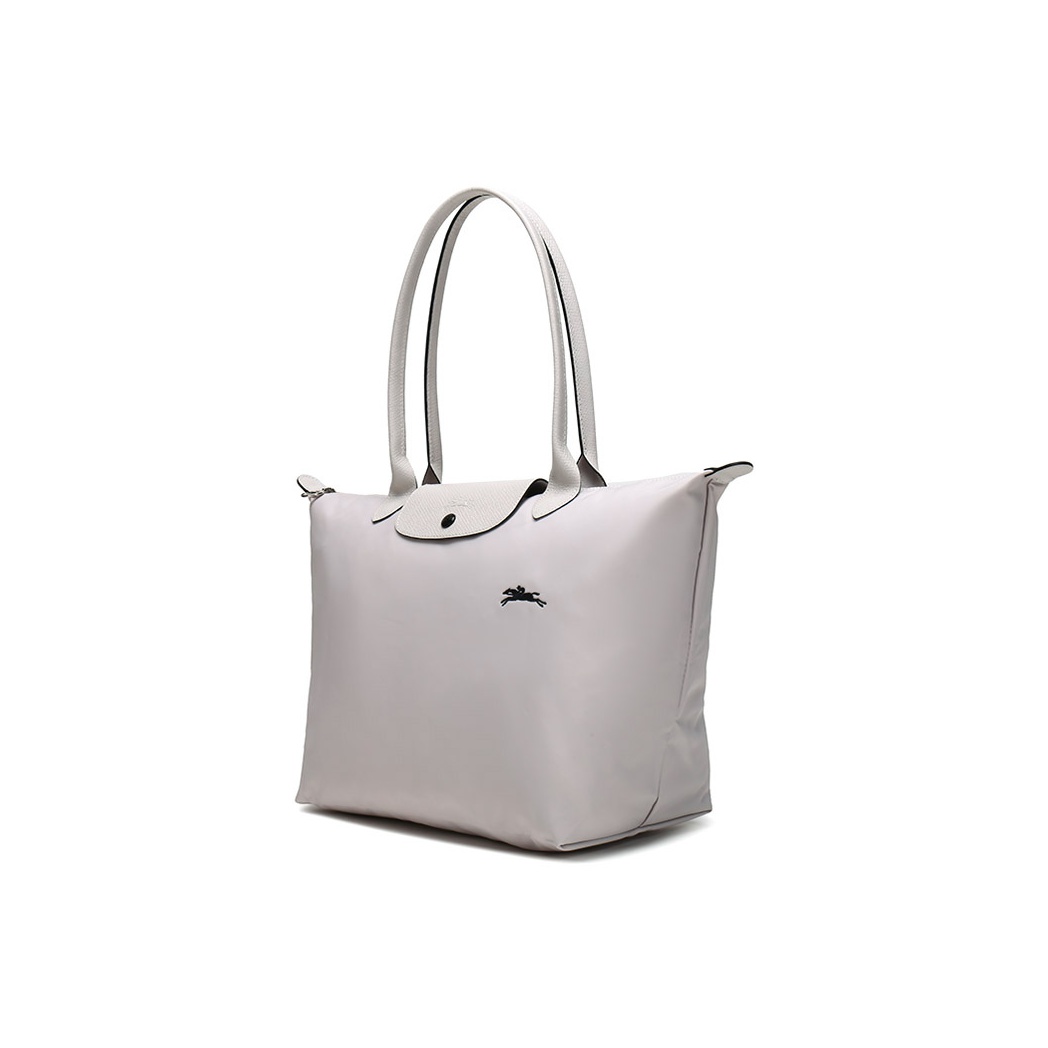 Longchamp white on sale shoulder bag