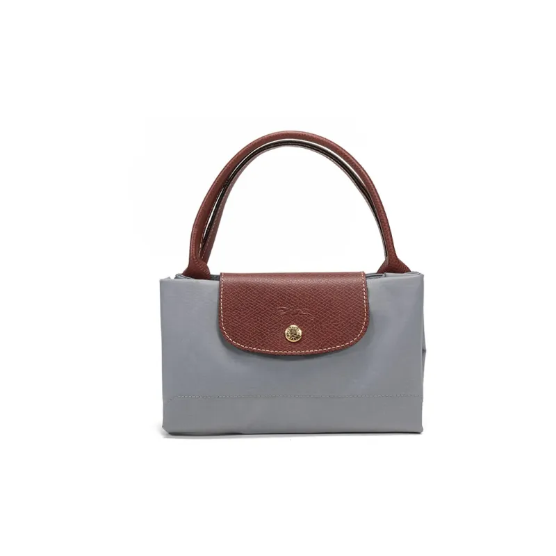 LONGCHAMP Le Pliage Dumpling Bag Handbags Medium Size Women's Gray-6