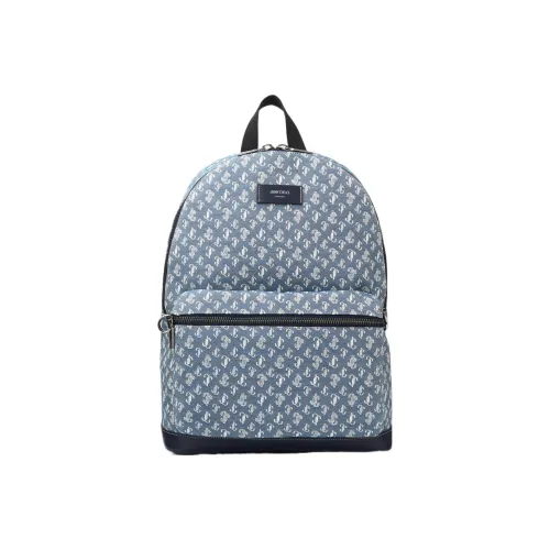 Jimmy Choo Denim Backpack Men's Blue