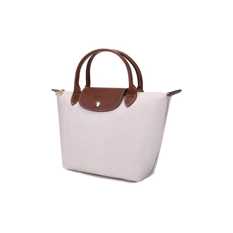 LONGCHAMP Le Pliage Canvas With Leather Dumpling Bag Handbag Trumpets Women's Paper Color-1